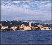 Old Town Of Rab - View From Cove Of St. Eufemia