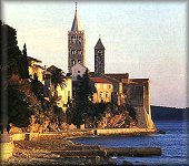 Jaunt Area Below The Old Town Of Rab